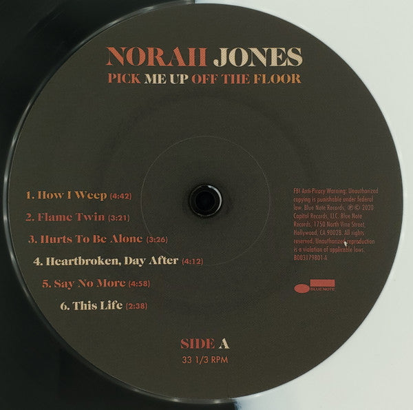Norah Jones : Pick Me Up Off The Floor (LP, Album, Ltd, Bla)