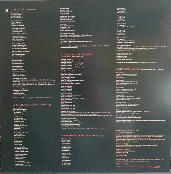 Norah Jones : Pick Me Up Off The Floor (LP, Album, Ltd, Bla)