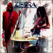 the album cover for Zebra - Live