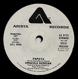 Urszula Dudziak : Papaya (7", Promo)