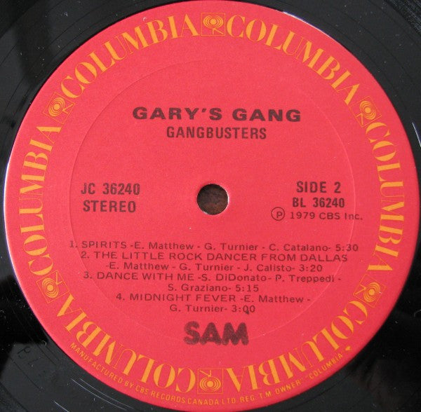 Gary's Gang : Gangbusters (LP, Album)