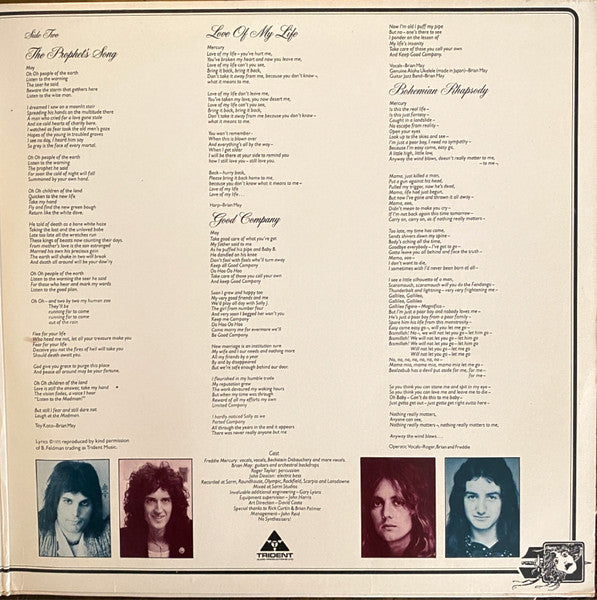 Queen : A Night At The Opera (LP, Album, CTH)