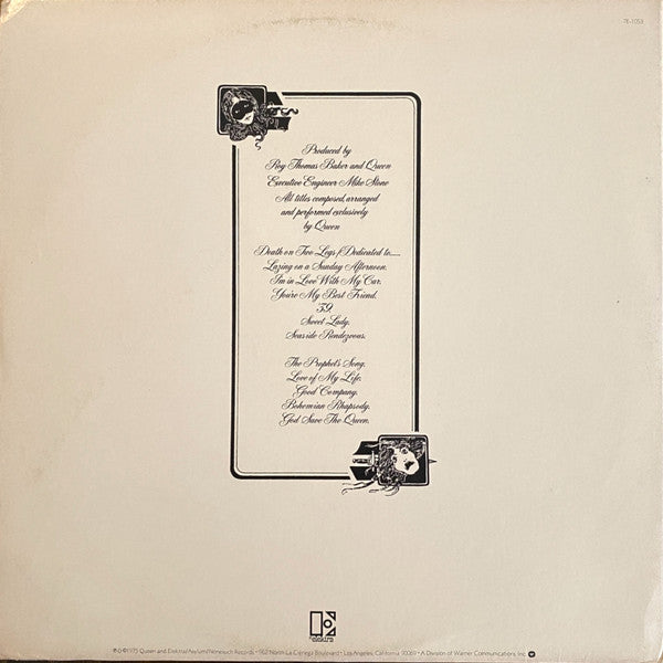 Queen : A Night At The Opera (LP, Album, CTH)