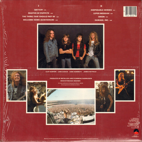 Metallica : Master Of Puppets (LP, Album, All)