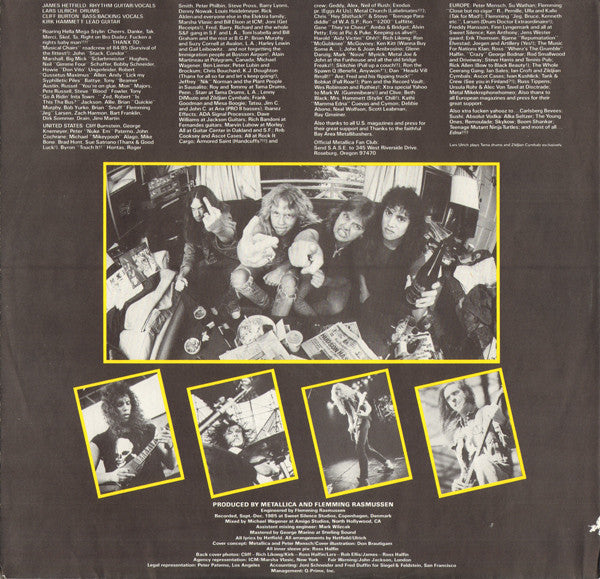 Metallica : Master Of Puppets (LP, Album, All)