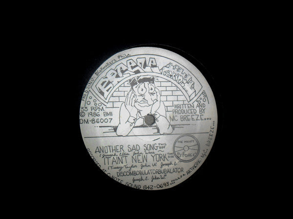 MC Breeze (2) & DJ Hand Master Flash : Another Sad Song (12", Single, Promo)