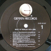 Berlin : Best Of Berlin 1979 - 1988 (LP, Comp)