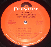 Roy Buchanan : In The Beginning (LP, Album, Mon)