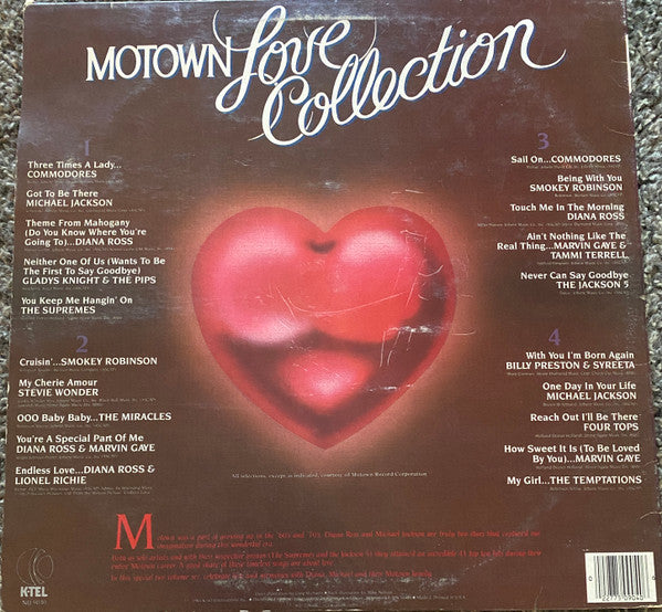 Various : Motown Love Collection (2xLP, Comp, PRC)