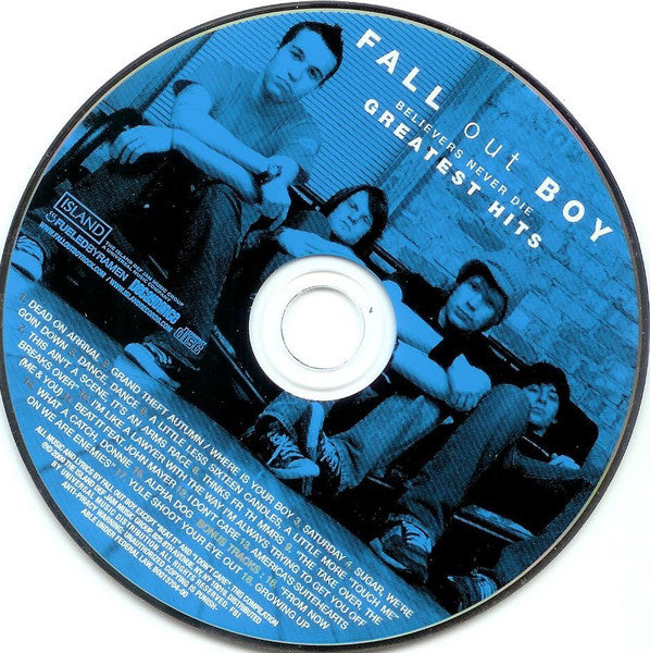Fall Out Boy : Believers Never Die - Greatest Hits (CD, Comp)