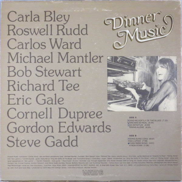 Carla Bley : Dinner Music (LP, Album)