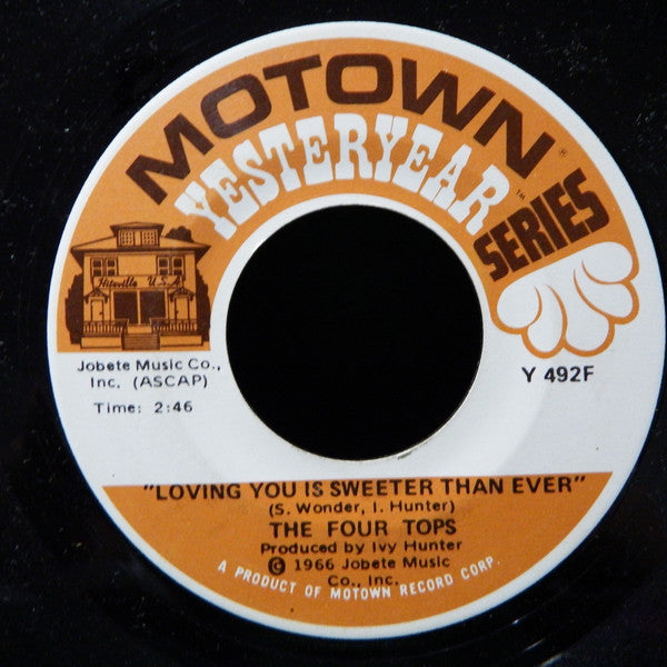 Four Tops : It's The Same Old Song / Loving You Is Sweeter Than Ever (7")