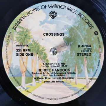 Herbie Hancock : Crossings (LP, Album, RE)