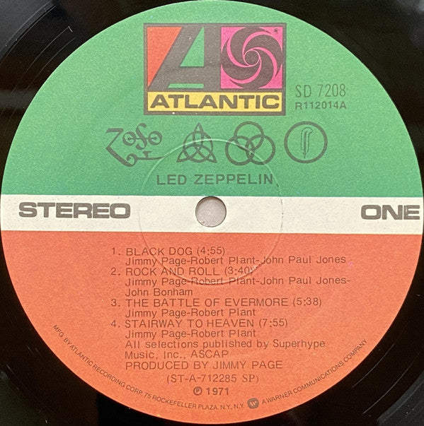 Led Zeppelin : Untitled (LP, Album, Club, RE, Spe)