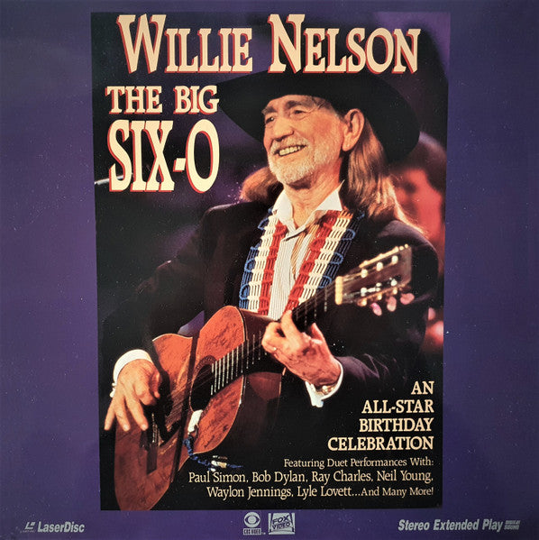 Willie Nelson : The Big Six-O (An All Star Birthday Celebration) (Laserdisc, CLV)