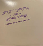 Jerry Garcia And John Kahn : January 28th, 1986 The Ritz (CD, Promo)