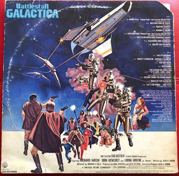Stu Phillips : Battlestar Galactica (Original Soundtrack) (LP)