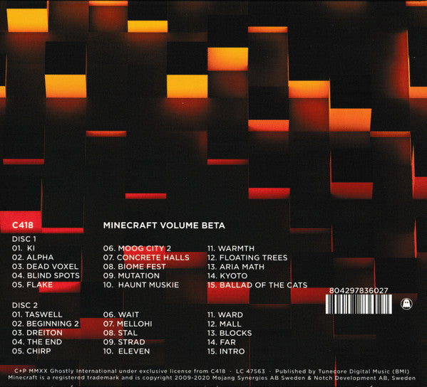 C418 : Minecraft Volume Beta (2xCD, Album, Dig)