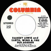 Ramsey Lewis And Earth, Wind & Fire : Sun Goddess (7", Single, Mono, Promo)