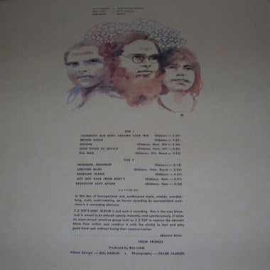 ZZ Top : First Album (LP, Album, RE, Win)