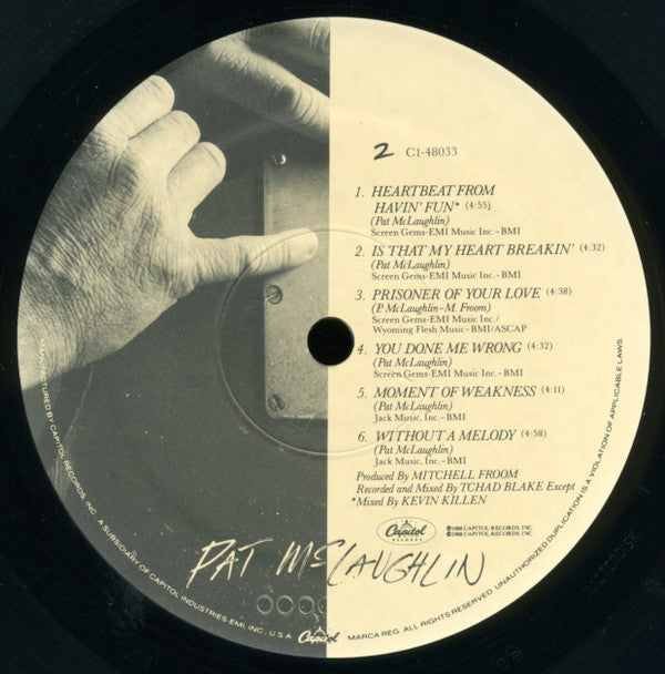 Pat McLaughlin : Pat McLaughlin (LP, Album, Spe)