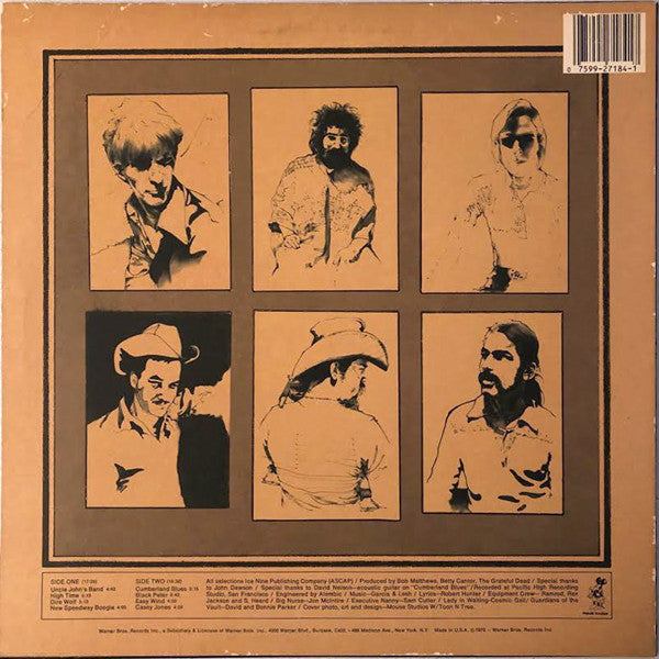 The Grateful Dead : Workingman's Dead (LP, Album, RE, Win)