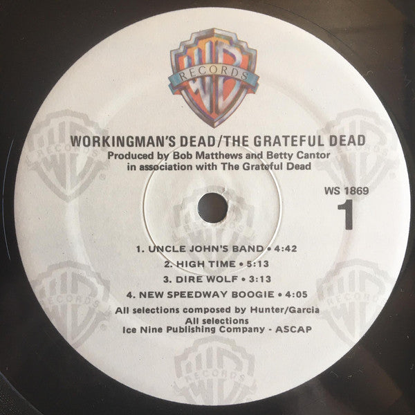 The Grateful Dead : Workingman's Dead (LP, Album, RE, Win)