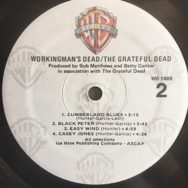 The Grateful Dead : Workingman's Dead (LP, Album, RE, Win)