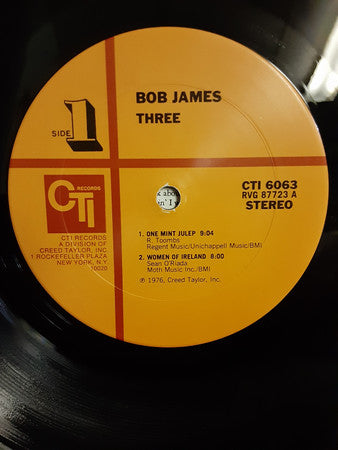 Bob James : Three (LP, Album, San)