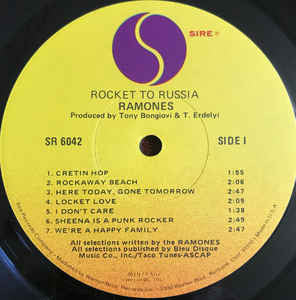 Ramones : Rocket To Russia (LP, Album, RP, Los)