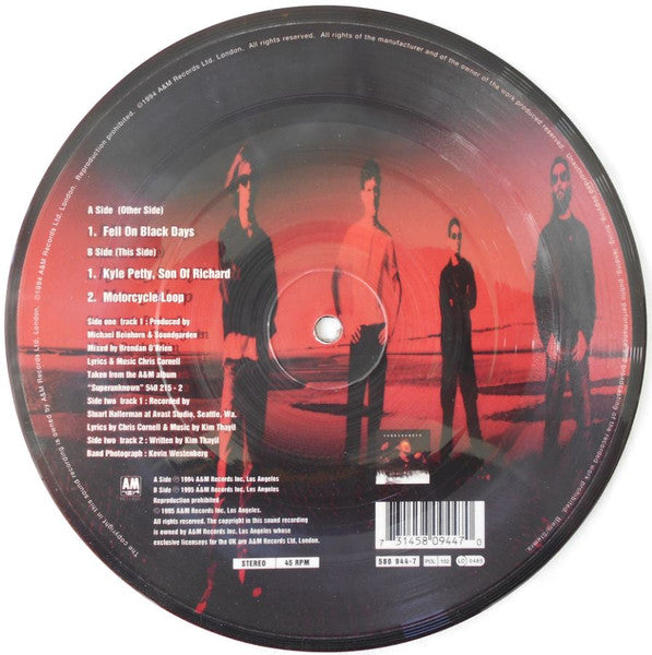 Soundgarden : Fell On Black Days (7", Single, Pic)