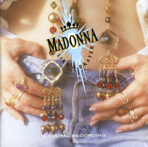 the album cover for Madonna - Like a Prayer
