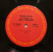 Miles Davis : A Tribute To Jack Johnson (LP, Album, RE, San)