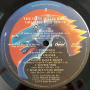 Steve Miller Band : Greatest Hits 1974-78  (LP, Comp, Jac)