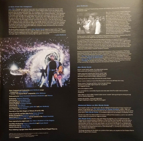 Joel McNeely : Star Wars: Shadows Of The Empire (LP, Album, RE)