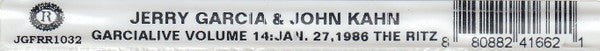 Jerry Garcia & John Kahn : Garcialive Volume 14 (The Ritz, New York, NY January 27th, 1986) (CD, Album, RM)