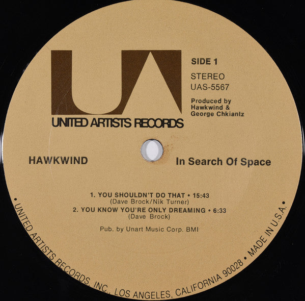 Hawkwind : X In Search Of Space (LP, Album, Ter)