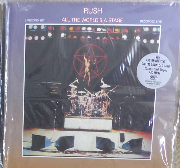 Rush : All The World's A Stage (2xLP, Album, RE, RM, 180)