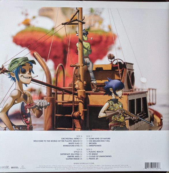 Gorillaz : Plastic Beach (2xLP, Album, RE)