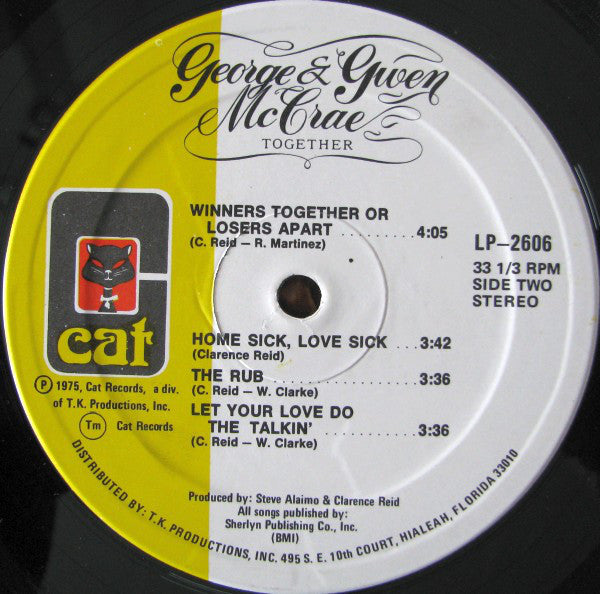 George* & Gwen McCrae : Together (LP, Album)