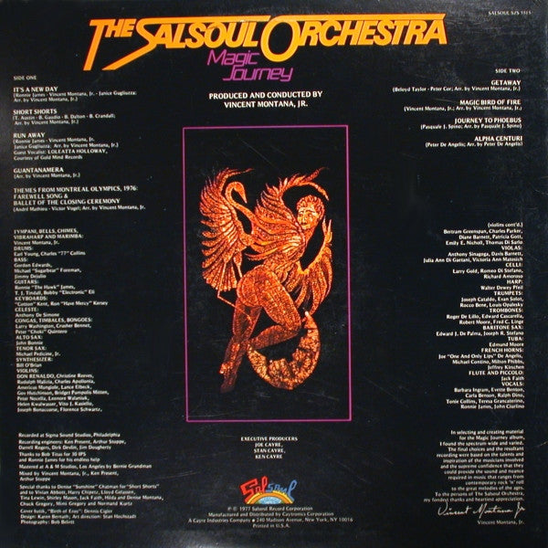 The Salsoul Orchestra : Magic Journey (LP, Album, Pit)