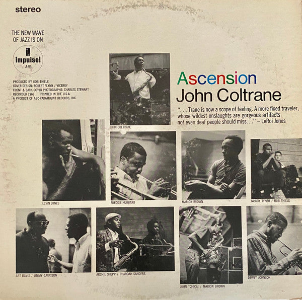 John Coltrane : Ascension (Edition II) (LP, RE, RP, Gre)