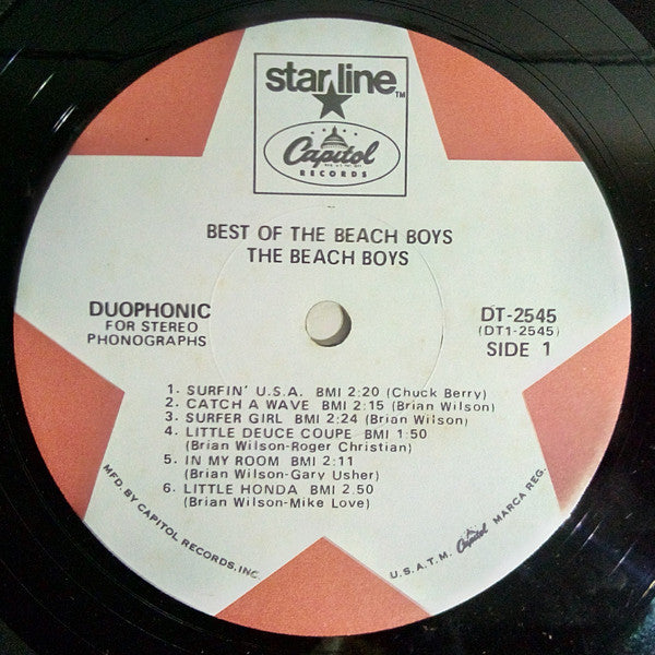 The Beach Boys : Best Of The Beach Boys - Vol. 1 (LP, Comp, RP, Los)
