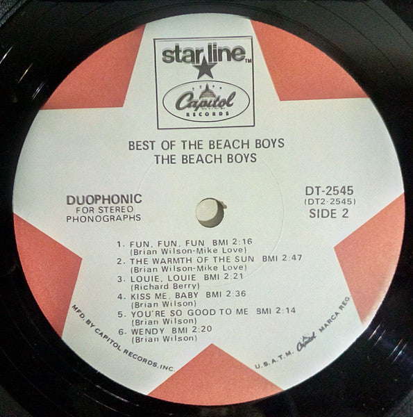 The Beach Boys : Best Of The Beach Boys - Vol. 1 (LP, Comp, RP, Los)