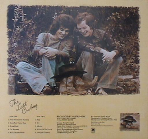 Gallagher & Lyle : The Last Cowboy (LP, Album, Ter)