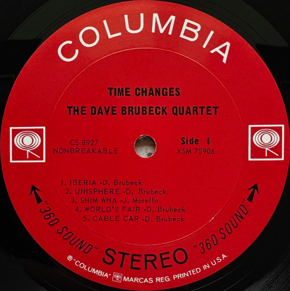 The Dave Brubeck Quartet : Time Changes (LP, Album, San)