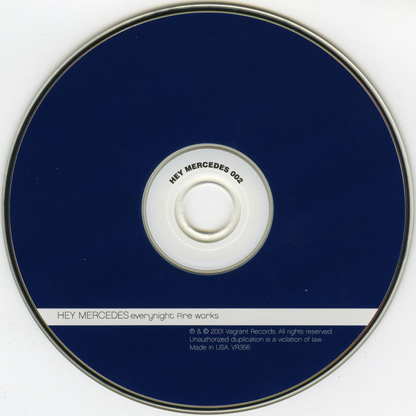 Hey Mercedes : Everynight Fire Works (CD, Album, WEA)