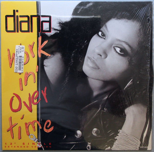 Diana* : Workin' Overtime (12", Single, Pin)