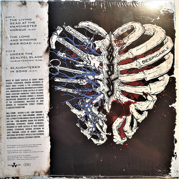 Carcass : Despicable (10", EP, Ltd, Blu)