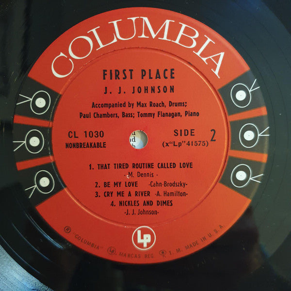 J.J. Johnson : First Place (LP, Album, Mono, Hol)